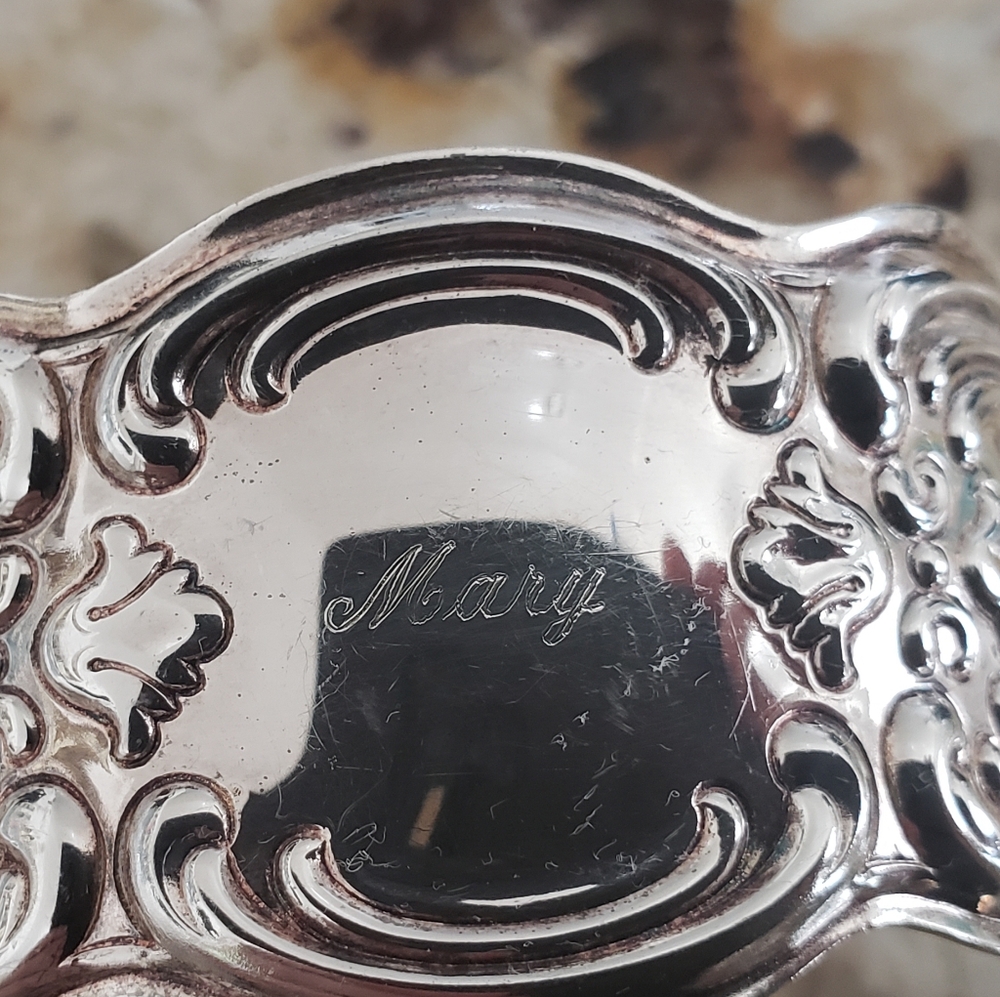 Sterling Silver Gorham Silver Plated Cuff Bracelet - image 2